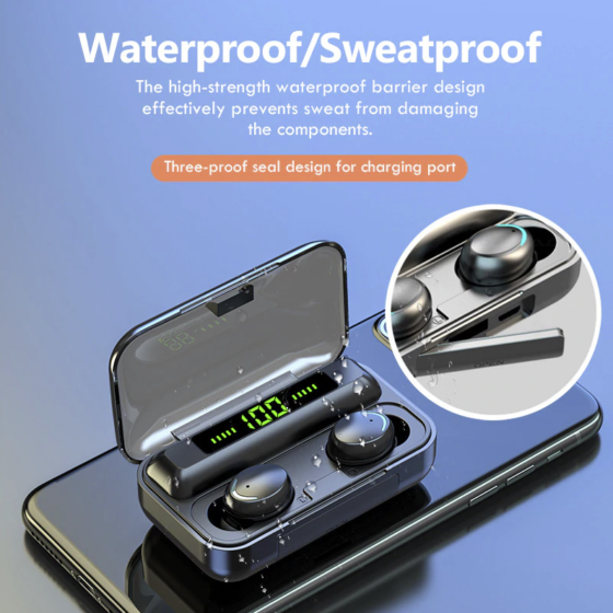 Wireless Waterproof Bluetooth Earphones- GADGET 14 - Image 5