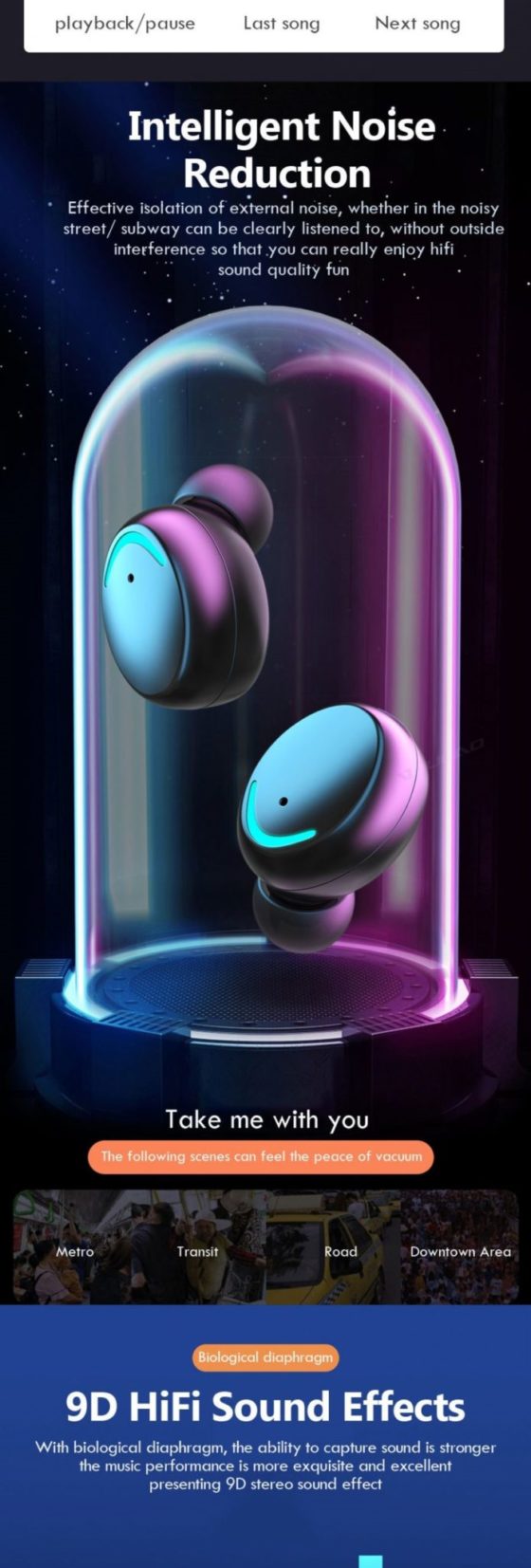 Wireless Waterproof Bluetooth Earphones- GADGET 14 - Image 8