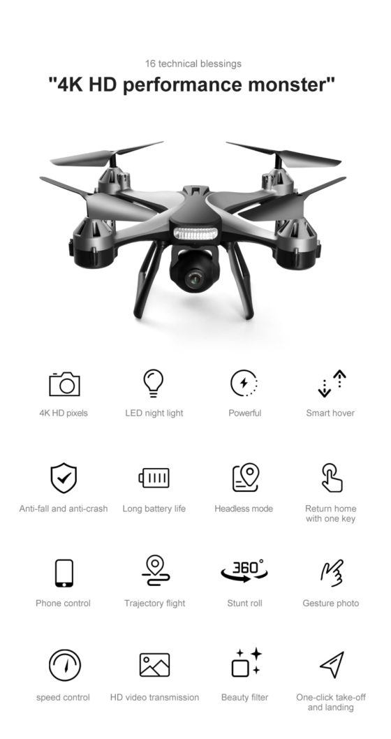 4K Dual Camera Drone- GADGET 13 - Image 6