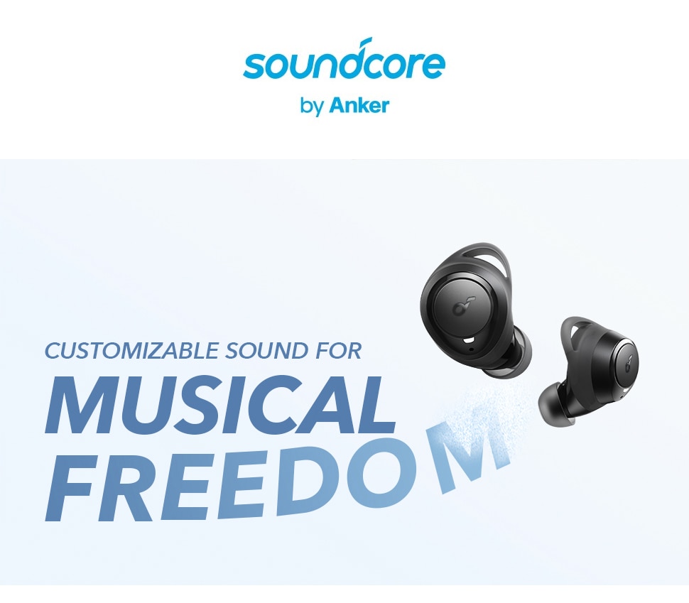 Soundcore by Anker Life A1 True Wireless Earbuds, Powerful Customized Sound, 35H Playtime, Wireless Charging, USB-C Fast Charge