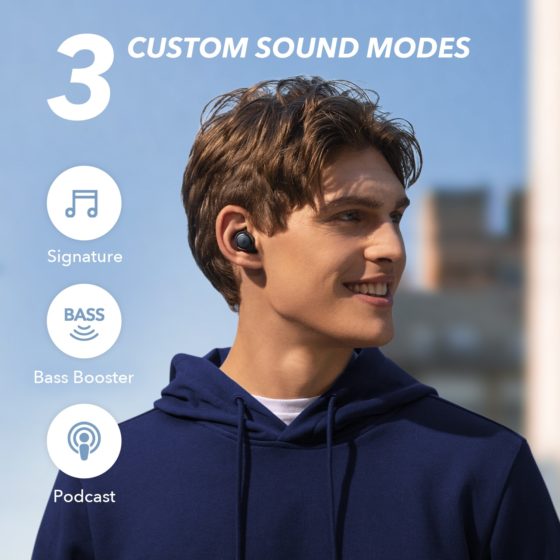Soundcore by Anker Life A1 True Wireless Earbuds, Powerful Customized Sound, 35H Playtime, Wireless Charging, USB-C Fast Charge - Image 3